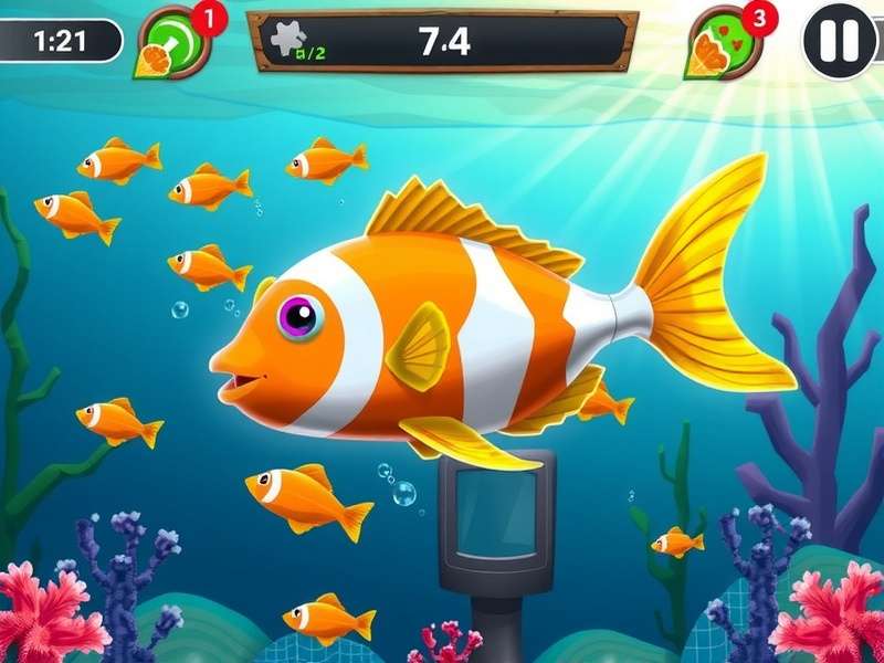 Fishdom गेमप्ले स्क्रीनशॉट - मैच-3 पज़ल और एक्वेरियम