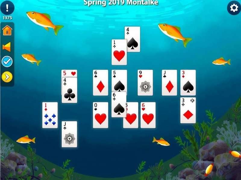 Fishdom Solitaire Game इंटरफेस दिखाता हुआ स्क्रीनशॉट
