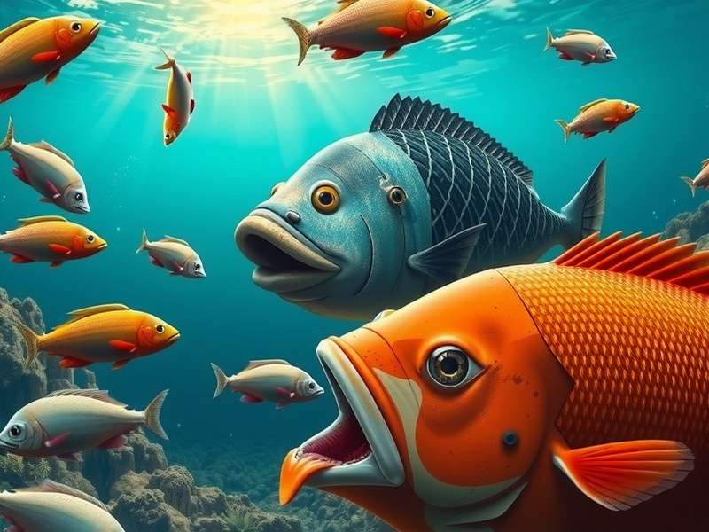 Fishdom गेम में विज्ञापनों का स्क्रीनशॉट