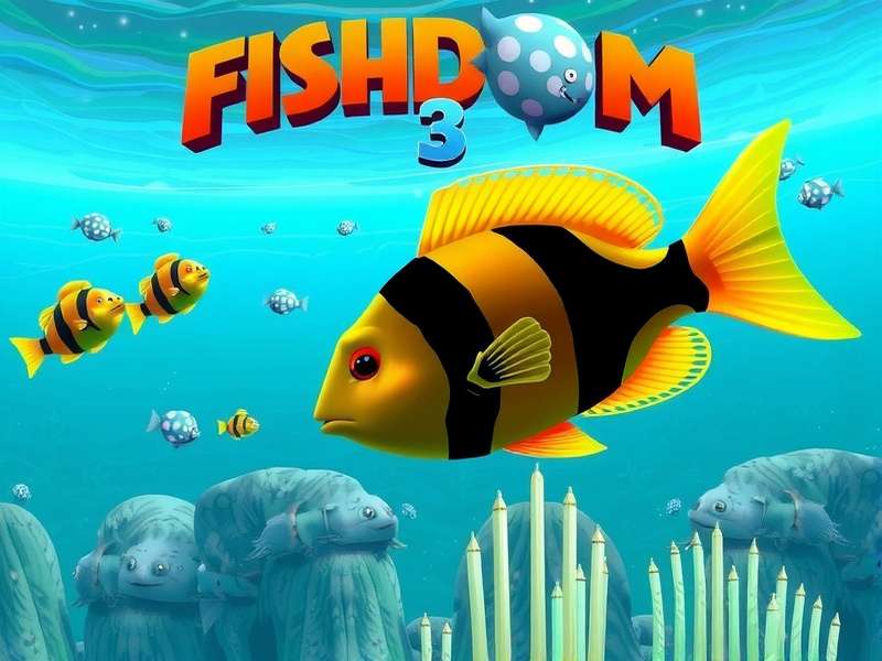 Fishdom 3 PC Game Screenshot - मछलीघर और पज़ल गेमप्ले
