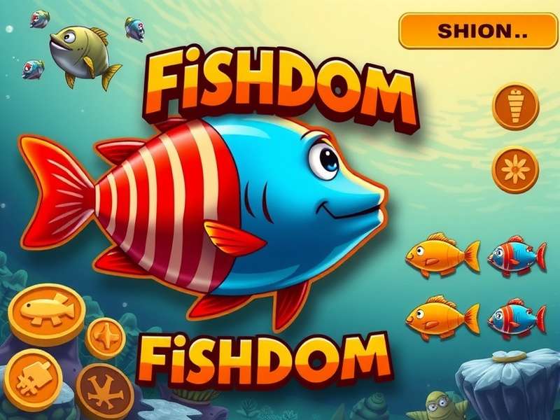 Fishdom लॉगिन स्क्रीन और गेम इंटरफेस