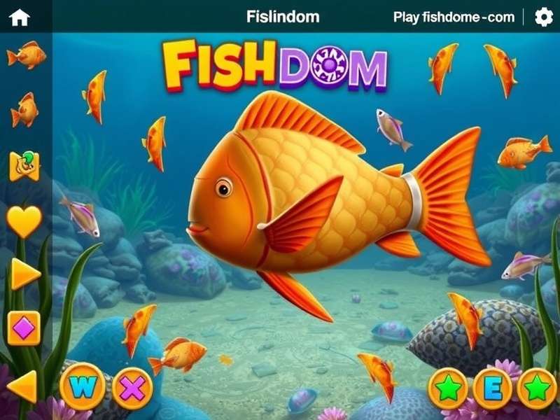 Fishdom ऑनलाइन गेमप्ले स्क्रीनशॉट