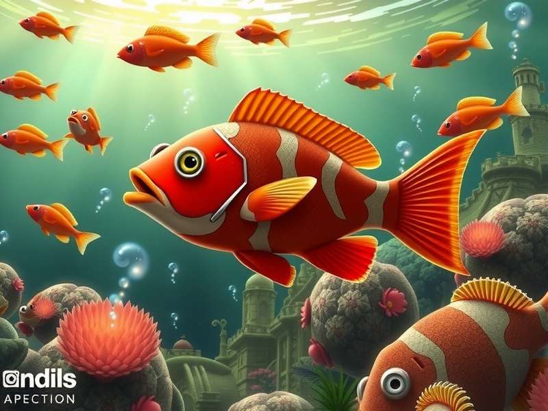 Fishdom 3 गेम में एक्वेरियम और पजल का स्क्रीनशॉट