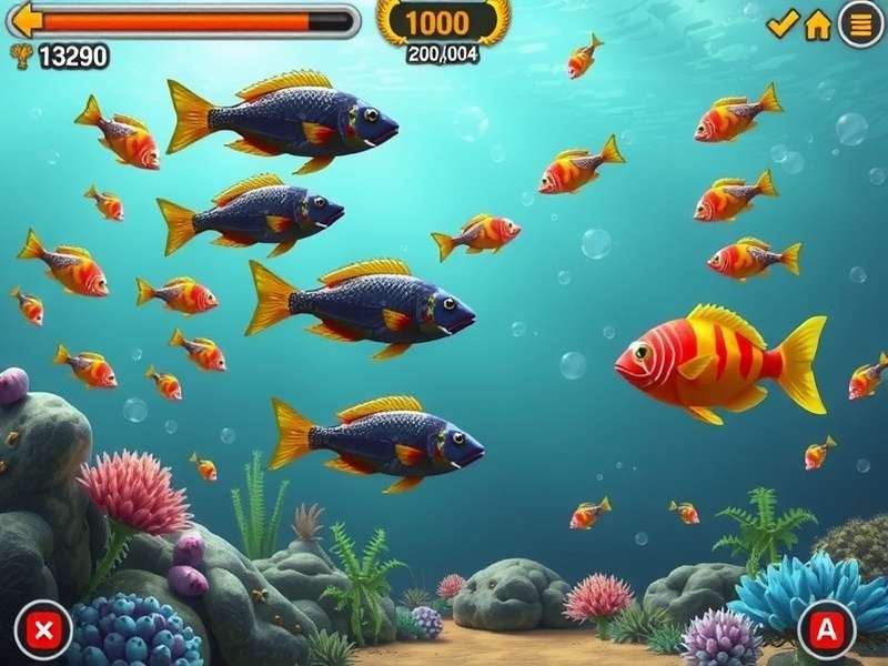 Fishdom Level 10000 का गेमप्ले स्क्रीनशॉट