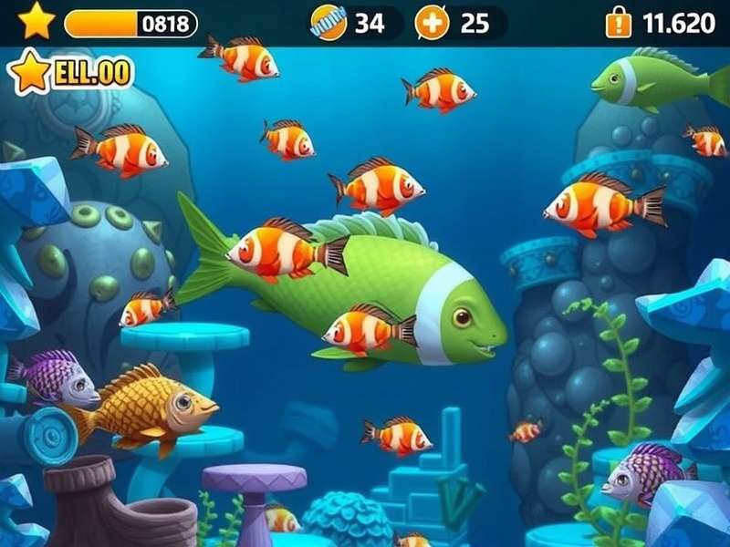 Fishdom Mod APK गेमप्ले स्क्रीनशॉट