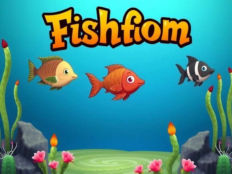 Fishdom gameplay screenshot showing colorful aquarium and match-3 puzzles