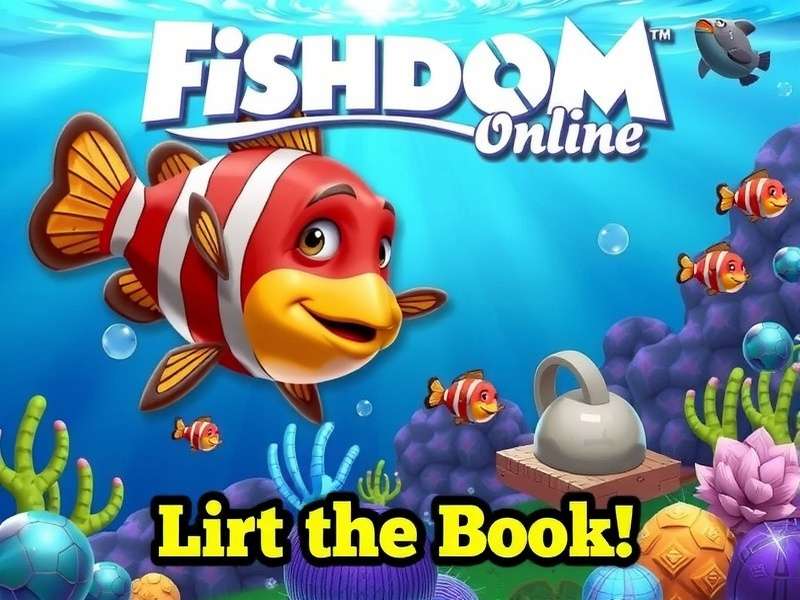 Vibrant aquarium with colorful fish and decorations representing Fishdom gameplay