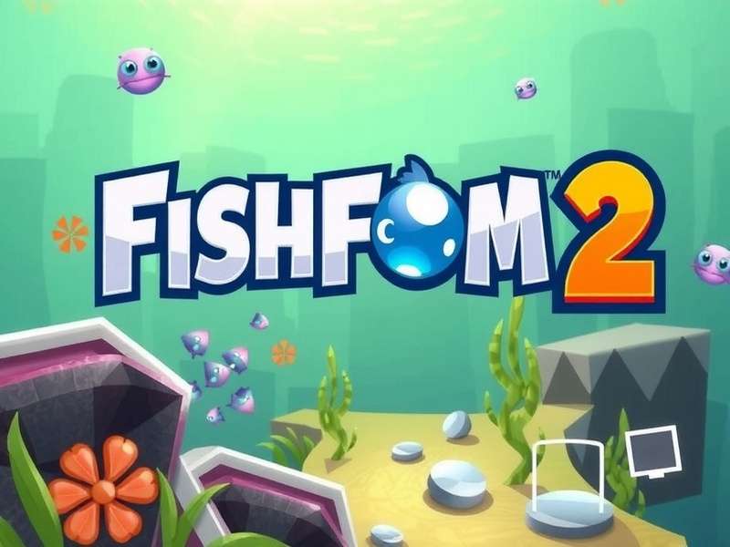 Fishdom 2 gameplay screenshot showing vibrant aquarium and puzzles