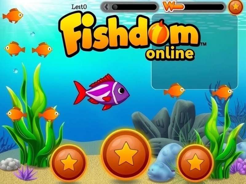 Fishdom gameplay on Paco Games showing colorful fish and puzzles