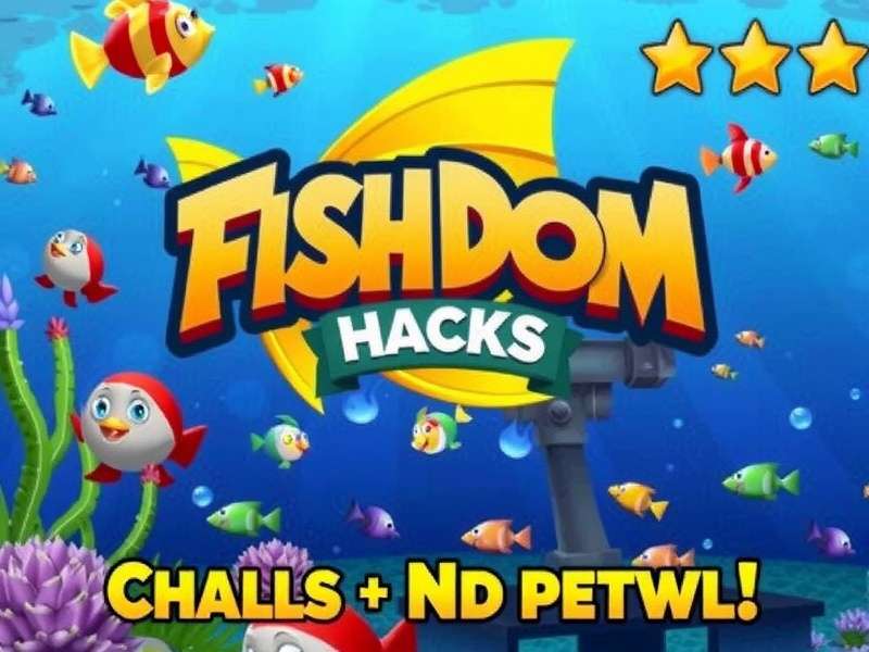 Fishdom Game Interface with Hacks and Cheats Overlay