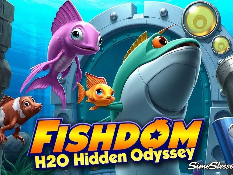 Colorful aquarium with vibrant fish and coral in Fishdom H2o Hidden Odyssey