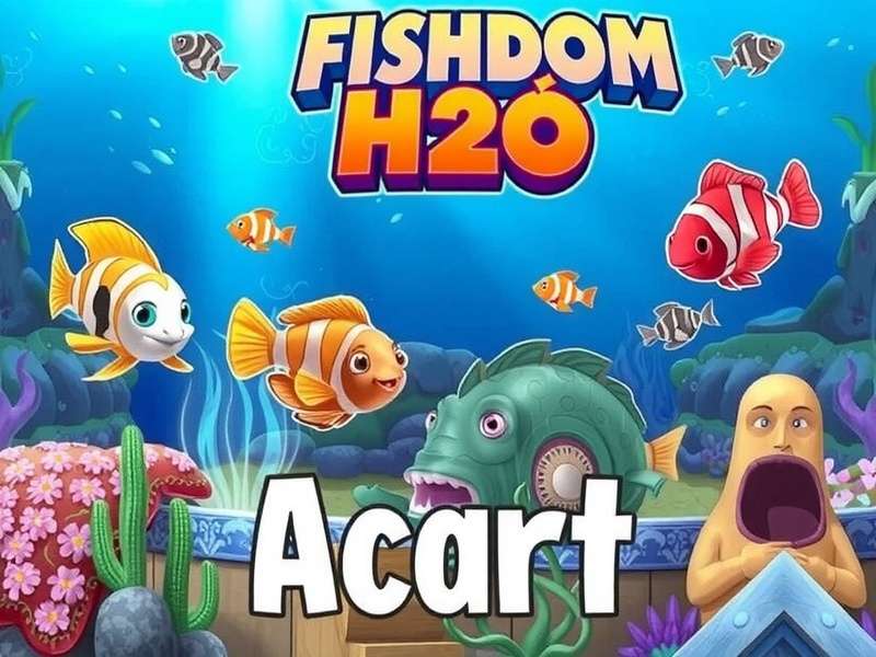 Fishdom H2o Hidden Odyssey Android gameplay screenshot showing colorful fish and puzzles
