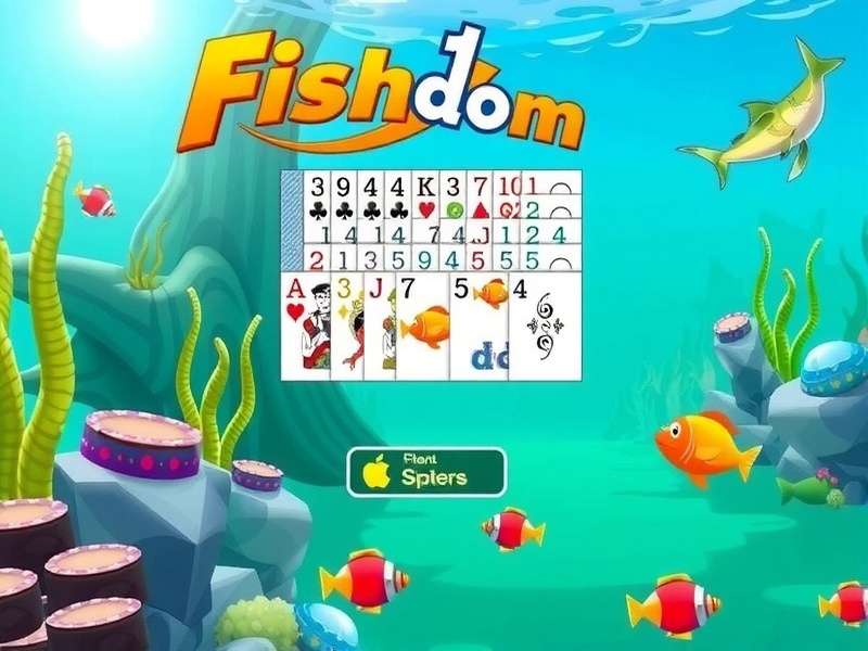Fishdom Solitaire Gameplay on Mobile Device