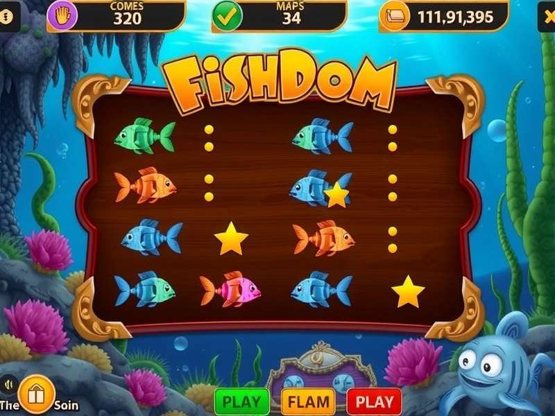 Fishdom Gameplay with Cheat Codes Overlay