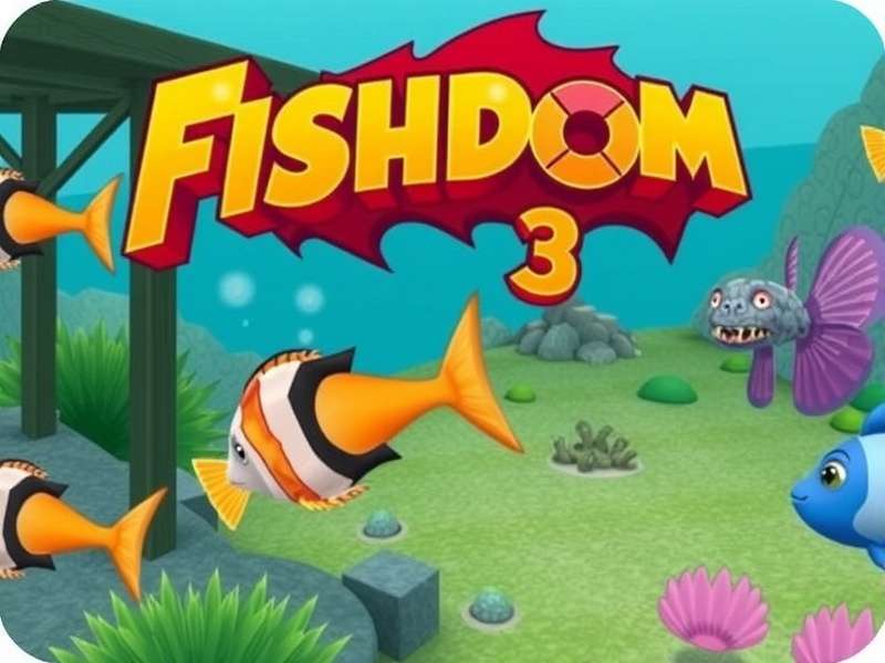 Fishdom 3 gameplay screenshot showing underwater puzzle