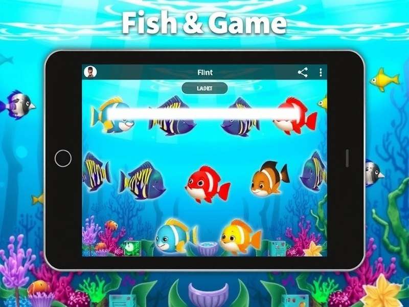 Fishdom game on Google Play interface showing underwater levels and fish tanks