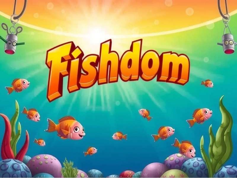 Fishdom game showcasing beautiful aquarium design with colorful fish