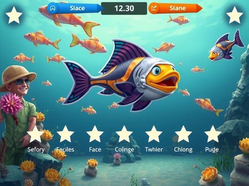Fishdom game screen showing aquarium and puzzle pieces on a mobile device