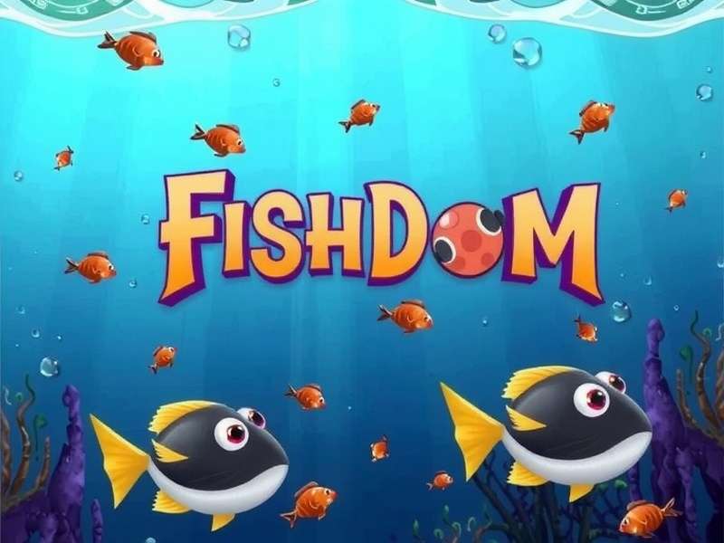 Fishdom game underwater aquarium scene with colourful fish and corals