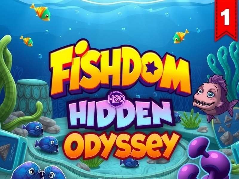 Fishdom H2O Hidden Odyssey downloadable content banner featuring aquatic hidden object scenes