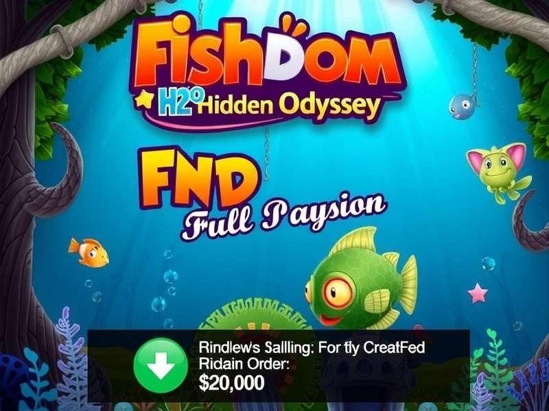 Fishdom H2o Hidden Odyssey Free Download Full Version — Hero banner showing underwater hidden object gameplay