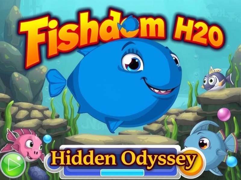 Fishdom H2o Hidden Odyssey Game underwater aquarium scene with colorful fish and hidden objects