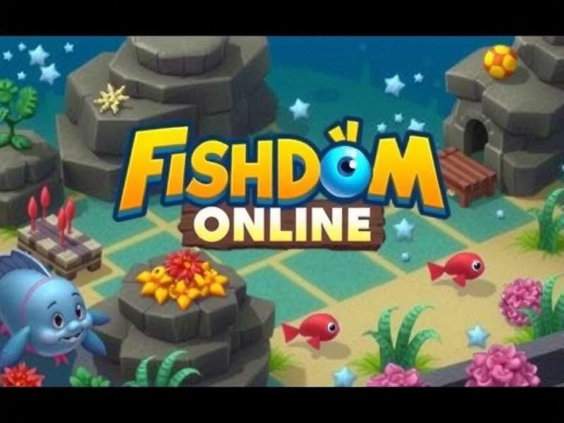 Fishdom Online Unblocked gameplay screenshot showing vibrant aquarium puzzles and match-3 action