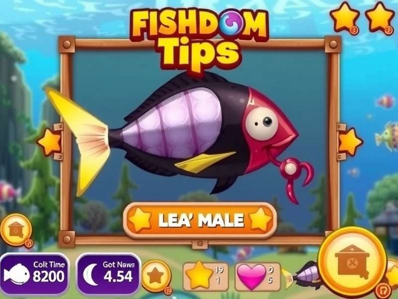 Fishdom Tips – Expert guide for Indian players featuring aquarium scenery and match-3 strategy overlay