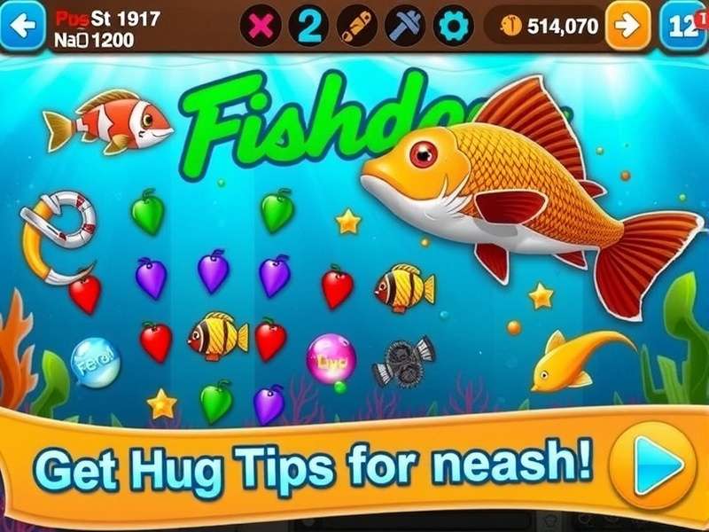 Fishdom Tips Tricks – Pro strategy board showing optimal cascade patterns for Indian players