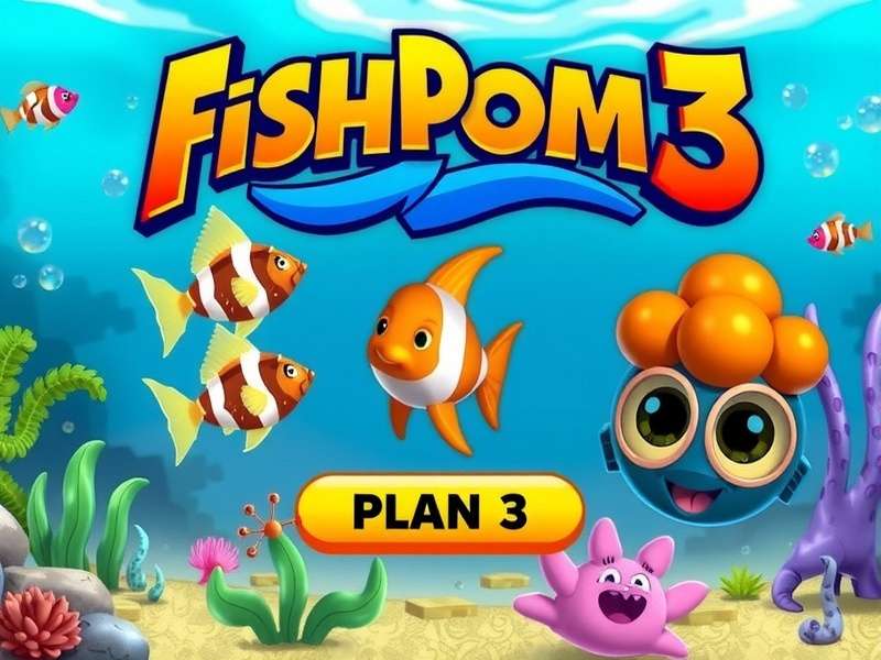 Fishdom 3 Download Free – Underwater puzzle game scene with colorful fish and aquarium