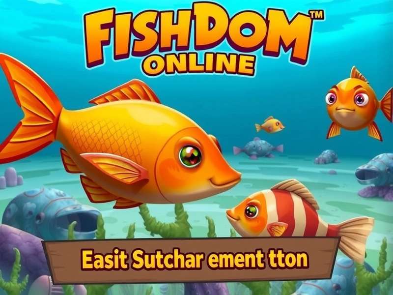 Fishdom Online Free No Download gameplay showcasing vibrant underwater fish and bubbles